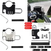 Portable Helmet Password Lock Motorcycle/MTB Bike Anti-theft Combination Lock