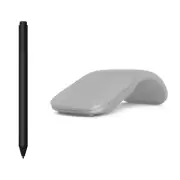 Microsoft Surface Arc Touch Mouse Platinum + Surface Pen Charcoal - Surface Pen