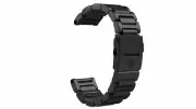 Hazard 4 24mm Titanium Bracelet w/ PVD Finish, Black, One Size, WB-TIB-BLK