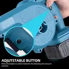 J Cordless Leaf Blower With 2 Battery 2-in-1 21V Cordless Electric Blower An 6