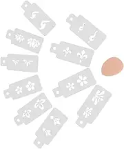 1 Set Face Paint Stencils Reusable Face Paint Stencils For Kids Flower Designs For Costume Parties, And Creative Face Art