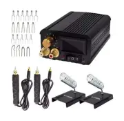 Wood Burning Kit, 110V Dual Pen Professional Pyrography Machine Set with Digi...