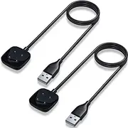 EZONEDEAL 1M Long Charging Cable Clip Magnetic Charger for Fitbit Versa 4/3, Sense 2/1, Charging Cable for Fitbit Versa4/3,Sense 2/1 Smartwatch