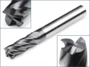 8mm 4Flute HRC45 Tungsten Steel CNC Lathe Milling Router Bit Cutting Boring Tool