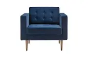 Matt Blatt Marcella Velvet Armchair (Navy)