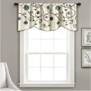 NWT Lush Decor Royal Garden Floral Valance