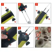 6 Pcs Induction Heater C2.5mm Brass Core 20 30 40 50mm Heater Wires Tools.