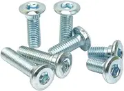 Motorcycle Brake Disc rotor Screws Bolts Universal Carbon Steel M8 x 1.25mm x 16/25/30/35mm Fit For Hon YA K Suz(M8x16x10x3.5mm)