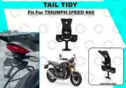 Fit for Triumph Speed "400 Black Tail Tidy Powder coated Number Plate Holder"