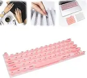 Zurligi Keyboard Cover for Long Nails for 2021-2024 MacBook Pro 14/16 for MacBook Air 13/15, Silicone Raised Keyboard Film for Nail Art, Comfortable Typing for Long Nails, Ideal for Office Typing Use