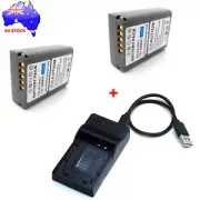 AUS Battery / Charger For BLN-1 BLN1 Olympus OM-D E-M1 EM1 OM D E-M5 EM5 Camera