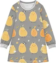 [Caihoyu] Girl Halloween Dress Little Kids Crewneck Basic Dress, Multicolor02, 3 Years