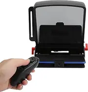 Teleprompter, Professional High Light Transmission Video Recording Prompter 5 Cold Shoe Mounts for Tablet for Smartphone Camera