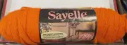 Vintage Skein - KMart - Caron-Sayelle Yarn- Orange #1015-100% Orlon Worsted