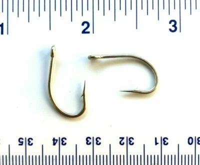 100 Matzuo 130050 O'Shaughnessy Sea Armor Live Bait Fish Hooks size 2