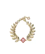 Casablanca Laurel Leaf Bracelet One size Yellow