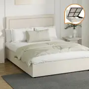 Oikiture Bed Frame Queen Double King Single With Gas Lift Storage Base ADI