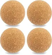 Mardatt 4 Pcs Wooden Wine Bottle Corks Reusable Ball Stopper Wine Bottle Plug Stoppers for Wine Decanter Carafe Bottle Replacement (2.4 Inch/ 6.1 cm)