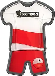 Chinchilla Anti-Slip Pad in Poland Jersey Design - Car Mount for Mobile Phones & GPS in Jersey Style, for Football EM, Waterproof Underlay Without Adhesive