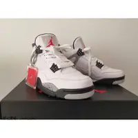 在飛比找蝦皮購物優惠-Air Jordan 4 Retro white cemen