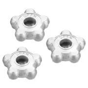 64mm Diameter Hand Wheel 3 Pack Aluminum Alloy Handle for Gas Cylinder