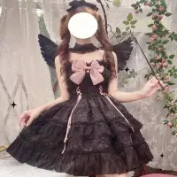 在飛比找蝦皮購物優惠-原創 設計 Lolita 小惡魔 洋裝 暗黑 哥德 jsk 