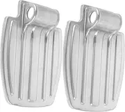 1 Pair Replacement Wheelchair Footrests Durable Foot Pedals for Sturdy Support for Seniors Compatible with All Wheelchair Lightweight Design for