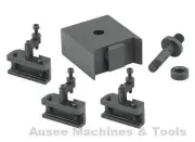 Quick Change Tool Post with 3 Tool Holders for SIEG (S)C2 /(S)C3 Hobby Lathe