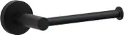 Decaura Toilet Paper Roll Holder Wall Mounted Bathroom Modern Tissue Towel Wall Storage Hook (Matt Black)