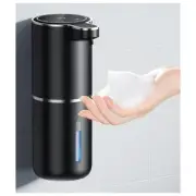 Black Automatic Foaming Soap Dispenser with Rechargeable Battery 380ml