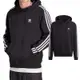 Adidas 3-Stripes Hoodie 男款 黑色 刷毛 保暖 連帽 外套 IM2088