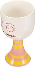 TIDTALEO Creative Ceramic Goblet Dessert Cup for Ice Cream Fruits and Cakes Elegant Footed Design for Home Parties Bars Stylish Table Decoration and Present Idea