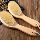 Body Natural Bristle Dry Skin Exfoliation Brush Massager Bath Shower-Scrubbe Y2