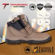 Mongrel Mens Zipside Safety Work Boot (261060) UK/AU3-14 RRP$209.95