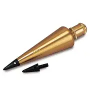 New Stanley 47-973 227g Brass Plumb Bob Comes with Extra Tip 8.7" (220mm)