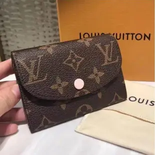 LV LOUIS VUITTON 路易威登 M62361 ROSALIE 零錢包 短夾 女生錢夾