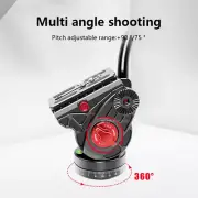 Universal Fluid Tripod Head Hydraulic damping Pan Head for Camera DSLR Shooting