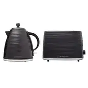 Westinghouse Kettle & Toaster Pack - Black Stripe