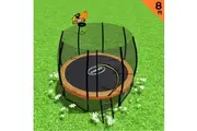 Kahuna 8ft Springless Trampoline with Basketball Set