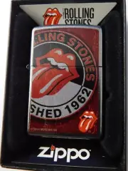 ZIPPO LIGHTER ROLLING STONES ESTABLISHED 1962 OFFICIAL SOUVENIR MICK JAGGER 2015