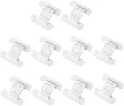KITANDOVE 10pcs Childproof Cabinet Locks Safety Latches for Cupboards Versatile Lock for Furniture and Appliances Easy to Clean and Discreet Design