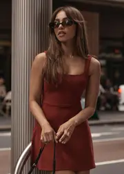 [Lorna Jane] Everyday Active Dress in Red, Size - 2XL 2XL Cherry