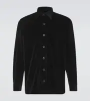 [Rubinacci] Rubinacci Cotton velvet overshirt UK 16 black
