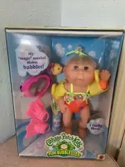 Mattel 1997 Cabbage Patch Kids Fun Bubble Baby My Magic Snorkel Toy Doll 90s
