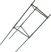 GAROZATION Vegetable Trellis Set Cucumber Trellis for Raised Bed Support Flower Support Rings Indoor Garden