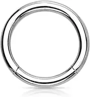 [eeddoo] Silver Titanium Segment Ring