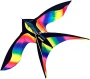 Guohetuk Large Kite Single Line Control Kiting Beach Kite for Trip Outdoor (String Not Included)