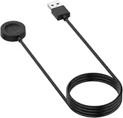 TenCloud Charger Compatible with Fossil Gen 4/Gen 5 USB Charging Cord 3.3ft Charger for Fossil Gen 4/Gen 5 Smart Watch (White+Black)
