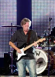 Legendary Guitarist Vocalist Eric Clapton performs at ORACLE Arena- Old Photo 5