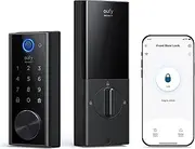 [eufy Security] Smart Lock Touch, Remotely Control with Wi-Fi Bridge, Fingerprint Keyless Entry Door Lock, Bluetooth Electronic Deadbolt, Touchscreen Keypad, BHMA Certified, IP65 , Black, (T8510)